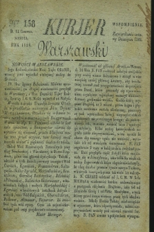 Kurjer Warszawski. 1828, Nro 158 (14 czerwca)
