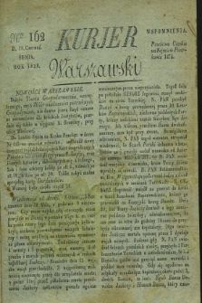 Kurjer Warszawski. 1828, Nro 162 (18 czerwca)