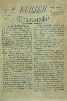 Kurjer Warszawski. 1828, Nro 181 (8 lipca)