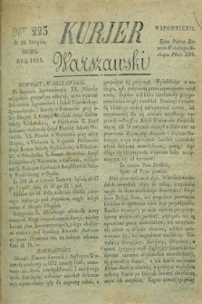 Kurjer Warszawski. 1828, Nro 223 (20 sierpnia)