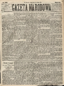 Gazeta Narodowa. 1881, nr 165