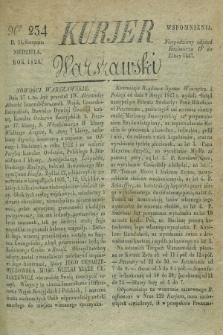 Kurjer Warszawski. 1828, Nro 234 (31 sierpnia)