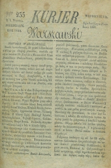 Kurjer Warszawski. 1828, Nro 235 (1 września)