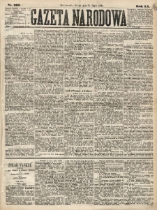Gazeta Narodowa. 1881, nr 166