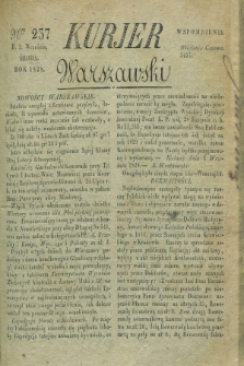 Kurjer Warszawski. 1828, Nro 237 (3 września)