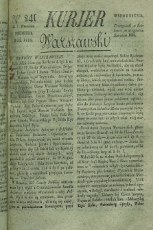 Kurjer Warszawski. 1828, Nro 241 (7 września)
