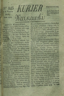 Kurjer Warszawski. 1828, Nro 243 (10 września)