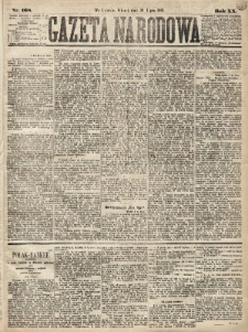 Gazeta Narodowa. 1881, nr 168