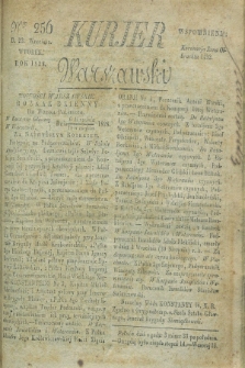 Kurjer Warszawski. 1828, Nro 256 (23 września)
