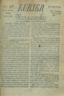 Kurjer Warszawski. 1828, Nro 257 (24 września)
