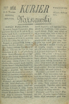Kurjer Warszawski. 1828, Nro 261 (28 września)