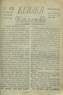 Kurjer Warszawski. 1828, Nro 272 (9 października)