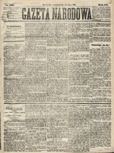 Gazeta Narodowa. 1881, nr 170