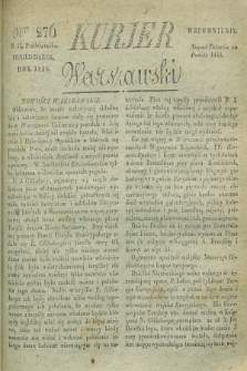 Kurjer Warszawski. 1828, Nro 276 (13 października)
