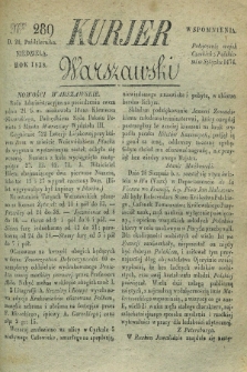 Kurjer Warszawski. 1828, Nro 289 (26 października)