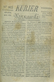Kurjer Warszawski. 1828, Nro 293 (30 października)