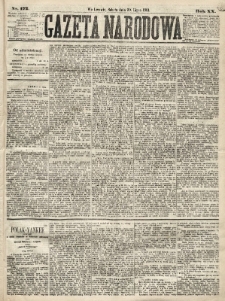 Gazeta Narodowa. 1881, nr 172