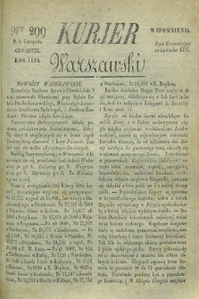 Kurjer Warszawski. 1828, Nro 299 (6 listopada)