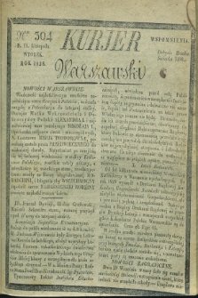 Kurjer Warszawski. 1828, Nro 304 (11 listopada)