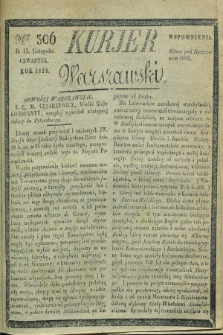 Kurjer Warszawski. 1828, Nro 306 (13 listopada)