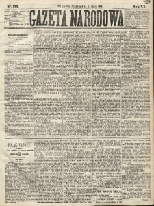 Gazeta Narodowa. 1881, nr 173
