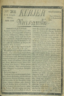 Kurjer Warszawski. 1828, Nro 308 (15 listopada)