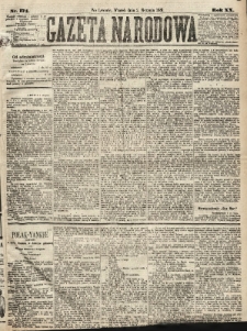 Gazeta Narodowa. 1881, nr 174