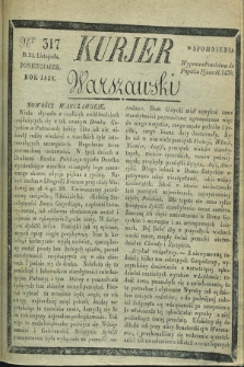 Kurjer Warszawski. 1828, Nro 317 (24 litopada)