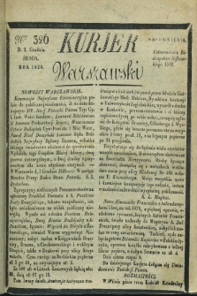 Kurjer Warszawski. 1828, Nro 326 (3 grudnia)