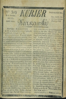 Kurjer Warszawski. 1828, Nro 329 (6 grudnia)