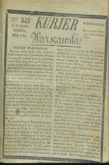 Kurjer Warszawski. 1828, Nro 343 (21 grudnia)