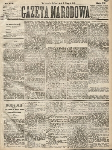 Gazeta Narodowa. 1881, nr 179