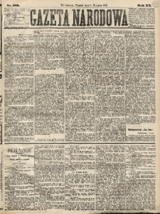Gazeta Narodowa. 1881, nr 180
