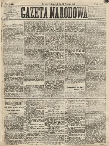 Gazeta Narodowa. 1881, nr 182