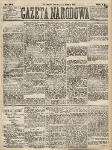 Gazeta Narodowa. 1881, nr 184