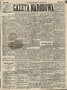 Gazeta Narodowa. 1881, nr 189