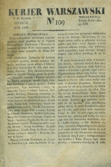 Kurjer Warszawski. 1829, № 109 (23 kwietnia)