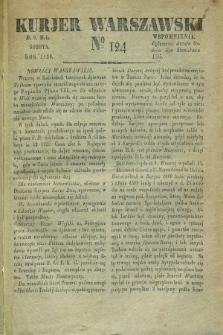 Kurjer Warszawski. 1829, № 124 (9 maja)