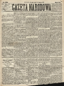 Gazeta Narodowa. 1881, nr 190