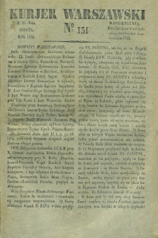 Kurjer Warszawski. 1829, № 131 (16 maja)
