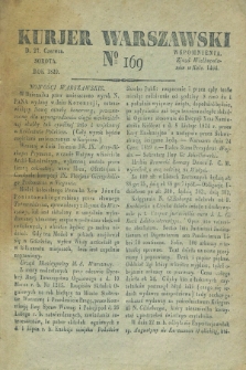 Kurjer Warszawski. 1829, № 169 (27 czerwca)