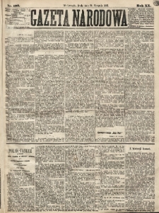 Gazeta Narodowa. 1881, nr 192