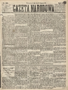 Gazeta Narodowa. 1881, nr 195