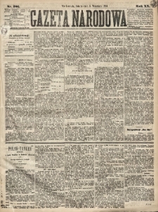 Gazeta Narodowa. 1881, nr 201