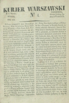 Kurjer Warszawski. 1831, № 4 (4 stycznia)