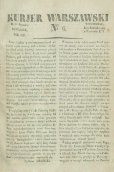 Kurjer Warszawski. 1831, № 6 (6 stycznia)