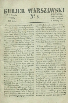 Kurjer Warszawski. 1831, № 8 (8 stycznia)
