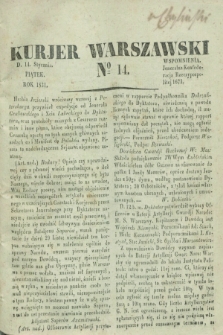Kurjer Warszawski. 1831, № 14 (14 stycznia)