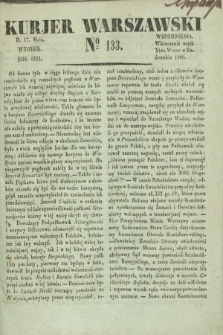 Kurjer Warszawski. 1831, № 133 (17 maja)