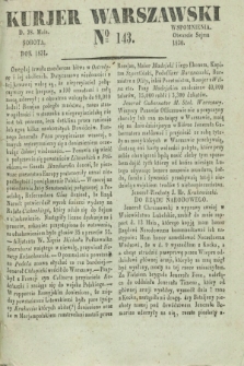 Kurjer Warszawski. 1831, № 143 (28 maja)